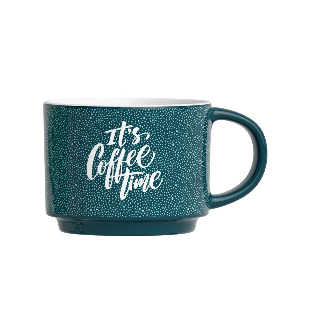 water bottle gift mug custom ceramic mug color glaze set of 4 stackable custom ceramic mugwith metal stand