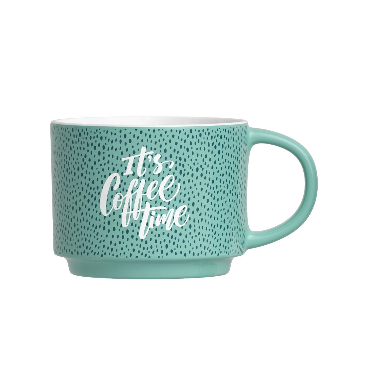 water bottle gift mug custom ceramic mug color glaze set of 4 stackable custom ceramic mugwith metal stand