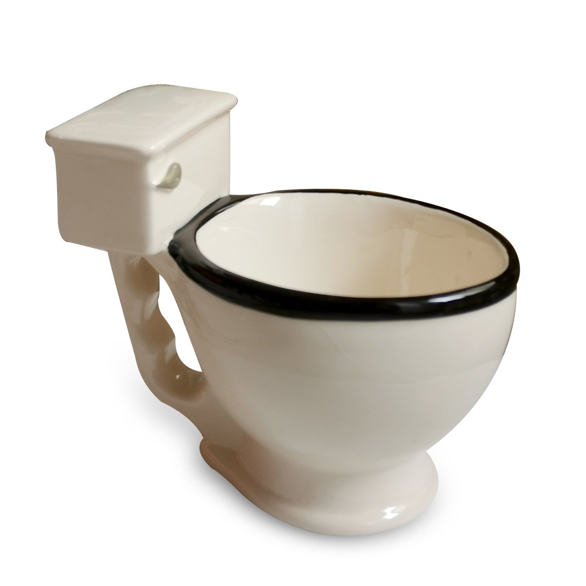 OEM ODM Custom Ceramic Mugs Toilet Cup Handpainting 3D coffee Mug Dolomite Toilet Nightstool Shape Ceramic Coffee mug