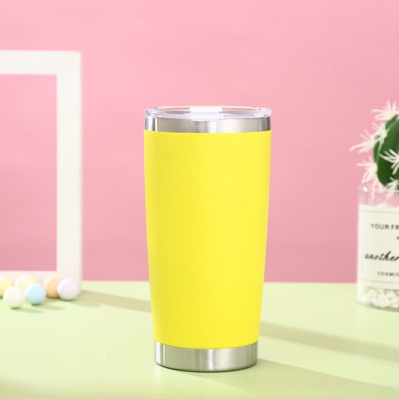 2023 new Hot Sale Double Wall Vacuum Car Cup Travel Mug Insulated camping mug 20oz Stainless Steel Tumbler Cup Custom