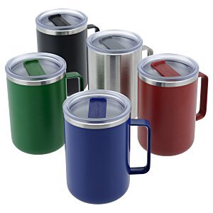 New Design Crossland Vacuum Camp Mug - 15 oz. - Laser Engraved