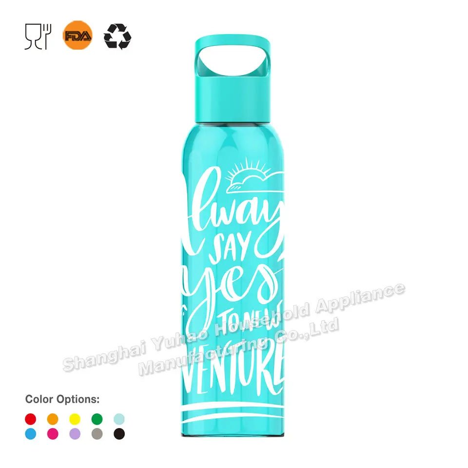 Lid Type Classic Design 22oz Soft Drinks Tritan Plastic Drinking Water Bottles