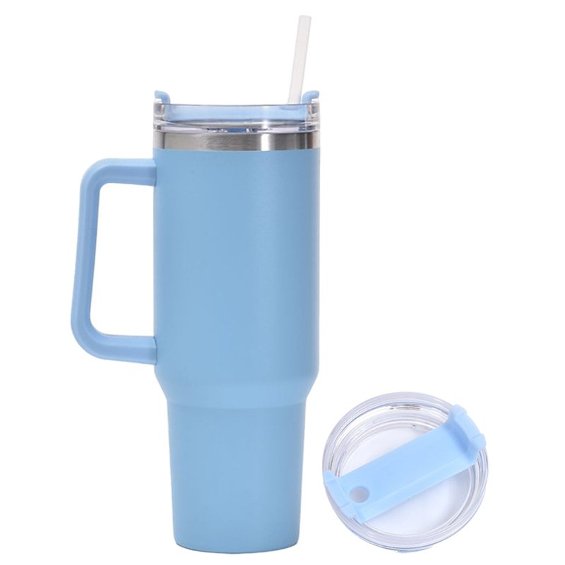 Custom 40oz Adventure Tumbler 40 Oz Cup Double Wall Stainless Steel Vacuum Insulated Mug Travel Tumbler With Handle