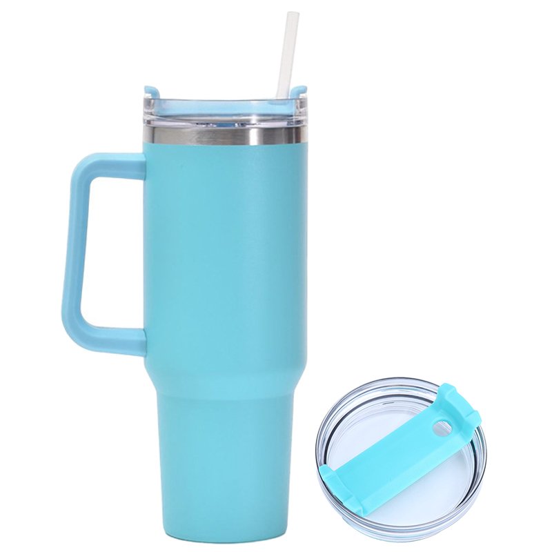 Custom 40oz Adventure Tumbler 40 Oz Cup Double Wall Stainless Steel Vacuum Insulated Mug Travel Tumbler With Handle