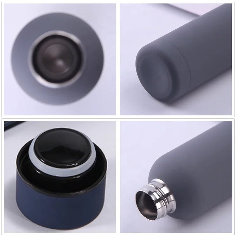 Top Seller Food Grade Powder Coated BPA Free 500ml 750ml Double Wall Small Mouth Stainless Steel Sport Flask Water Bottle