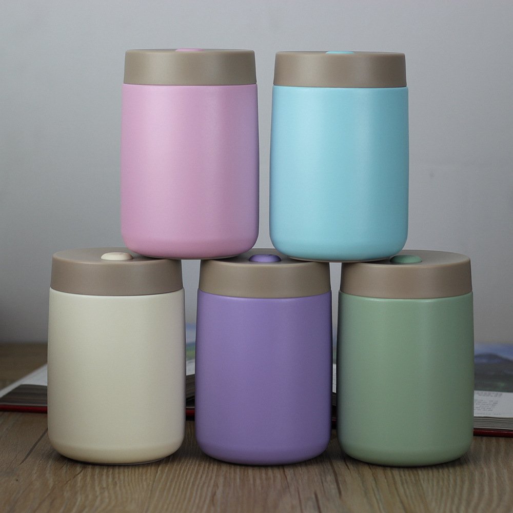 Wholesale Stainless Steel 304 Braised Beaker Thermos Water Bottle Vacuum Flask Powder coating Lunch Box For Kids Food Jar