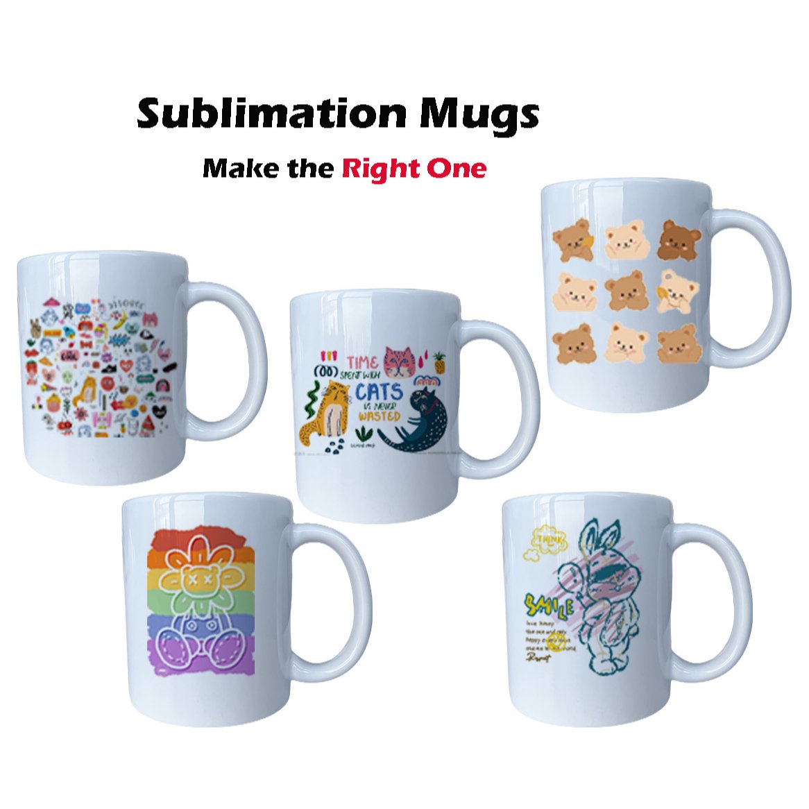 US Warehouse Sublimation Blanks Beer Coffee 11oz Wholesale Ceramic Mugs With Logo Customize Bla