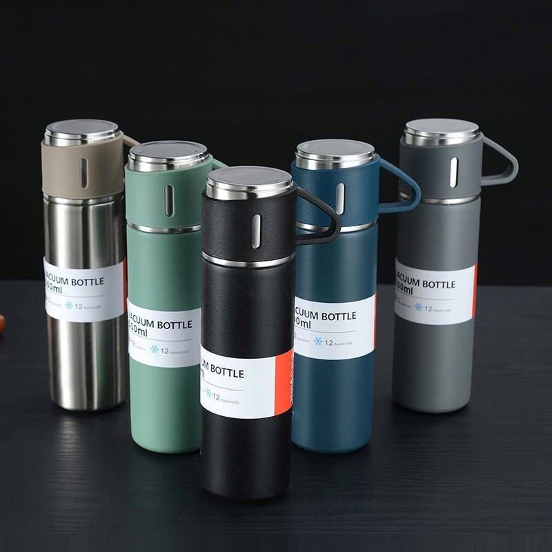 Coffee mug Set Thermos Flask Coffee Cup Hot Vacuum Stainless Steel Thermo mug for Friend Gifts J206