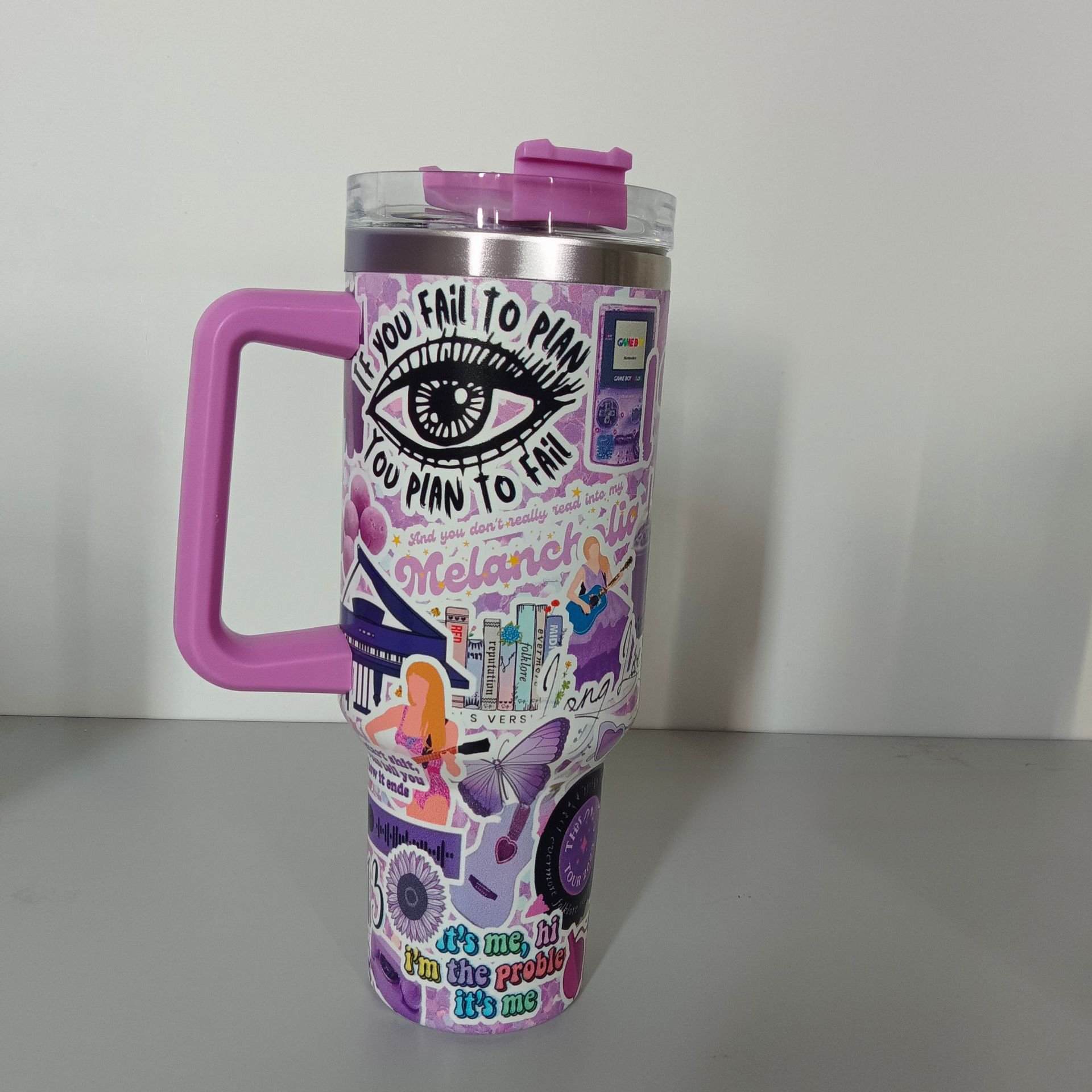 new arrival custom design popular singer taylors star Stainless Steel Vacuum 40oz Insulated Travel Mug Cup Tumblers with handle