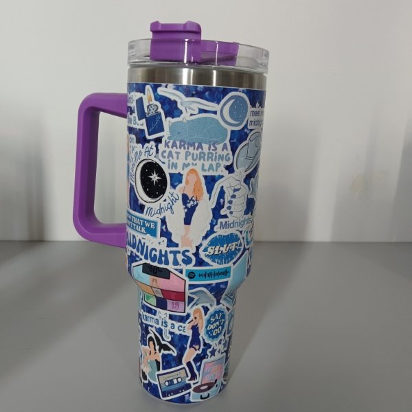 new arrival custom design popular singer taylors star Stainless Steel Vacuum 40oz Insulated Travel Mug Cup Tumblers with handle