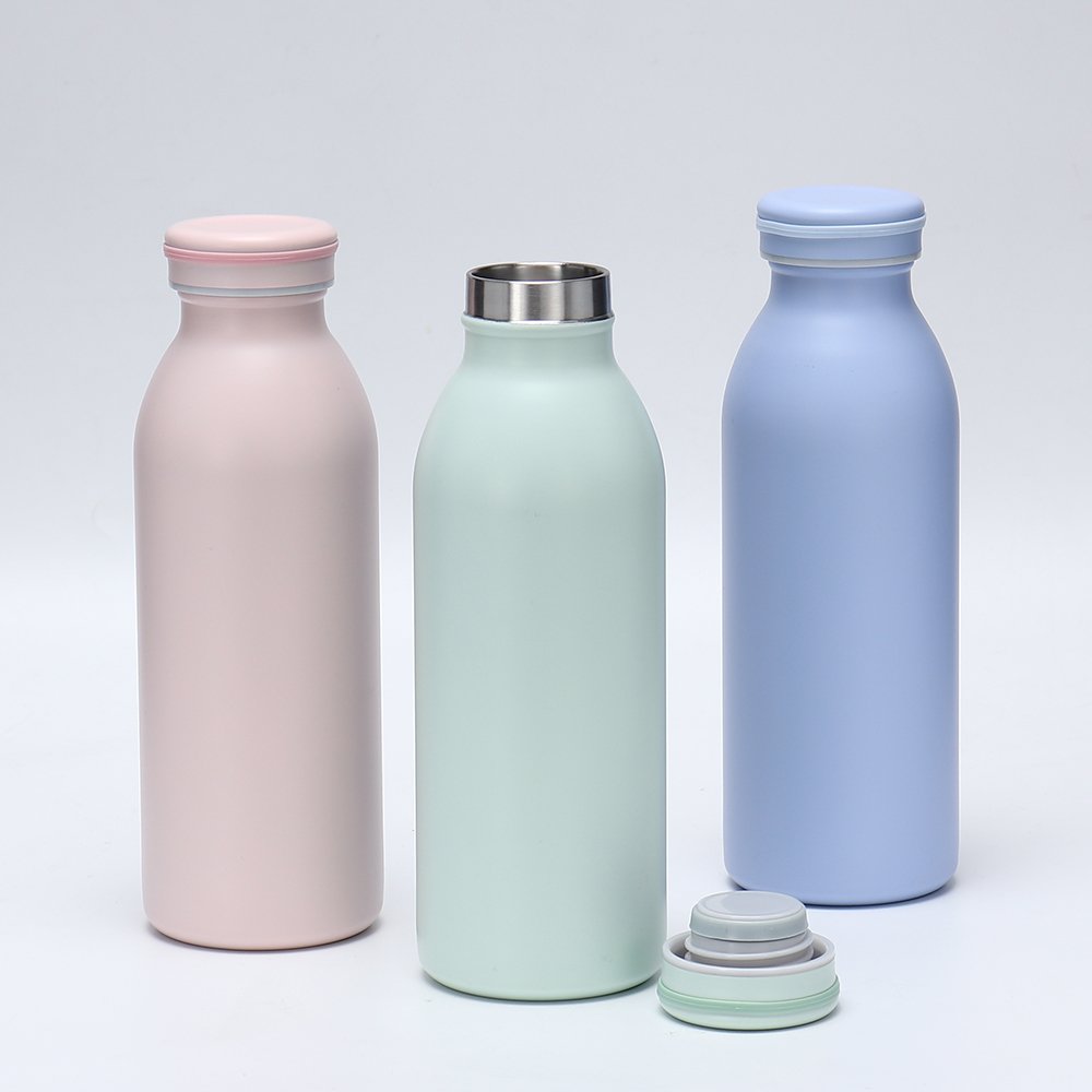 Wholesale Double Wall Stainless Steel Insulated Water Thermos Bottle Matte Kids Water Bottle For School