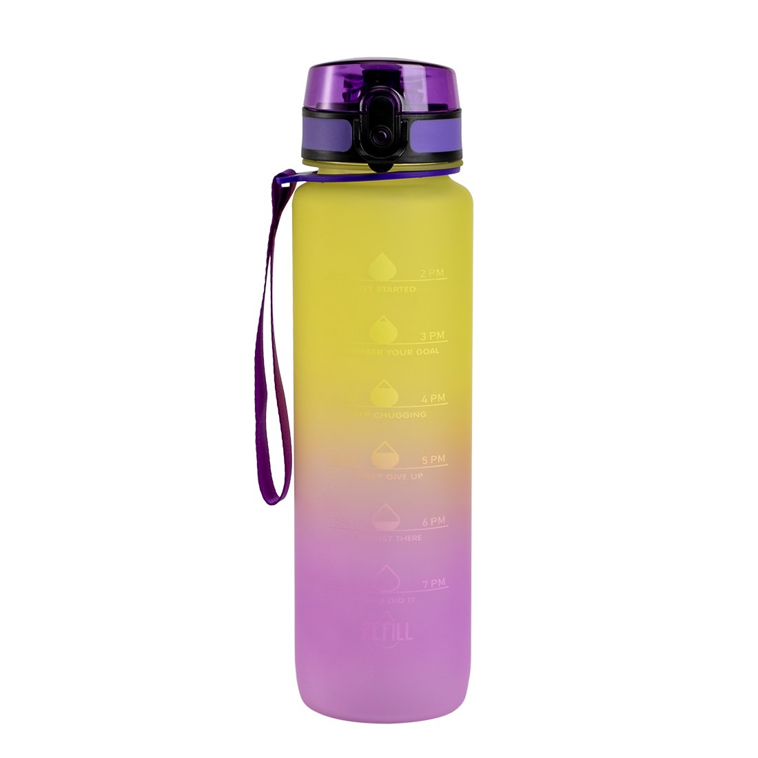 BPA Free Tritan Plastic 32oz 1000ml Motivational water bottle Fitness Sports gallon Water Bottle With Time Marker