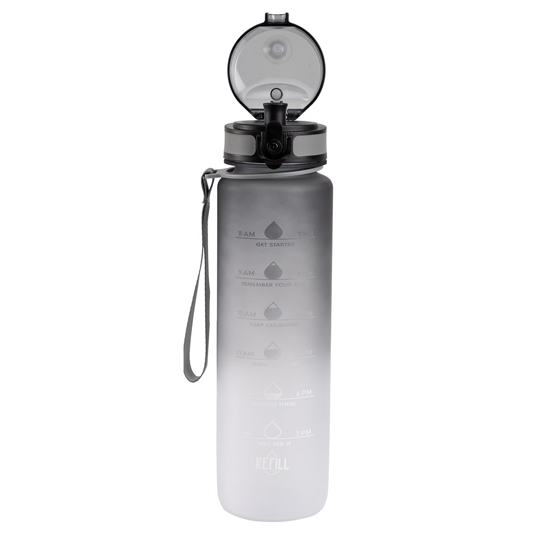BPA Free Tritan Plastic 32oz 1000ml Motivational water bottle Fitness Sports gallon Water Bottle With Time Marker
