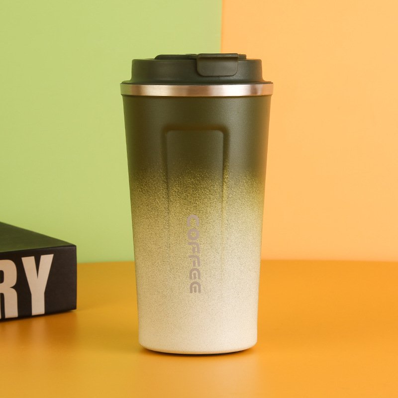 Caspian Custom 380ml 510ml Smart Led Temperature Display Vacuum Insulated Coffee Cup Insulated Travel Thermal Mug