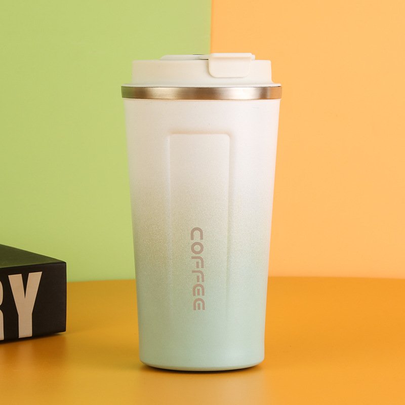 Caspian Custom 380ml 510ml Smart Led Temperature Display Vacuum Insulated Coffee Cup Insulated Travel Thermal Mug