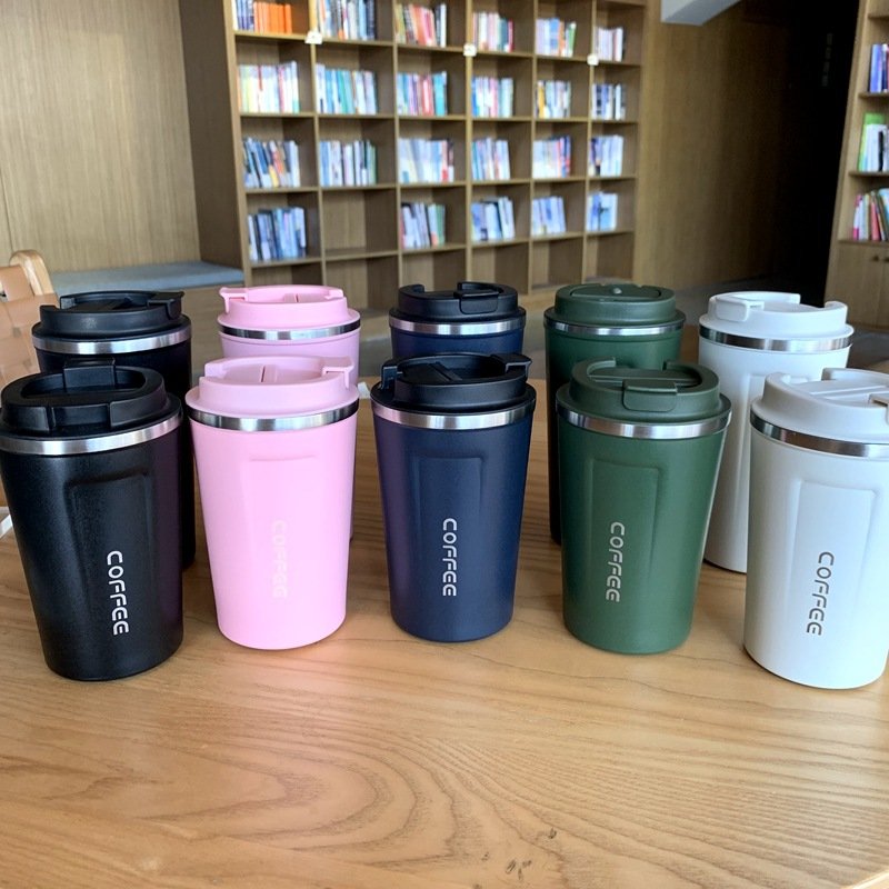 Caspian Custom 380ml 510ml Smart Led Temperature Display Vacuum Insulated Coffee Cup Insulated Travel Thermal Mug