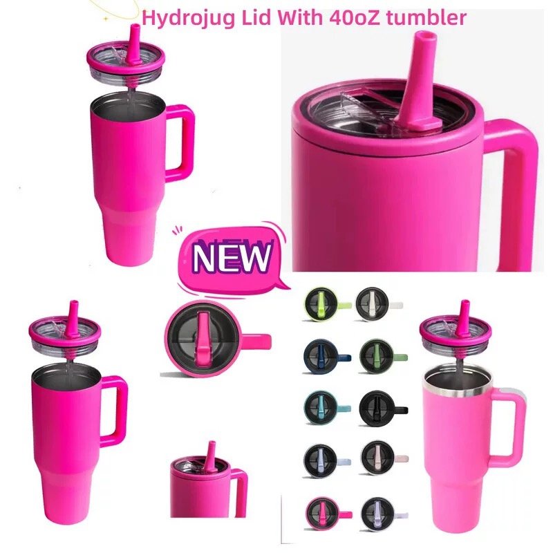 Sixth Generation 40OZ Stainless Steel Car Vacuum Flask & Thermos Cup with Leak-Proof Straw Cup