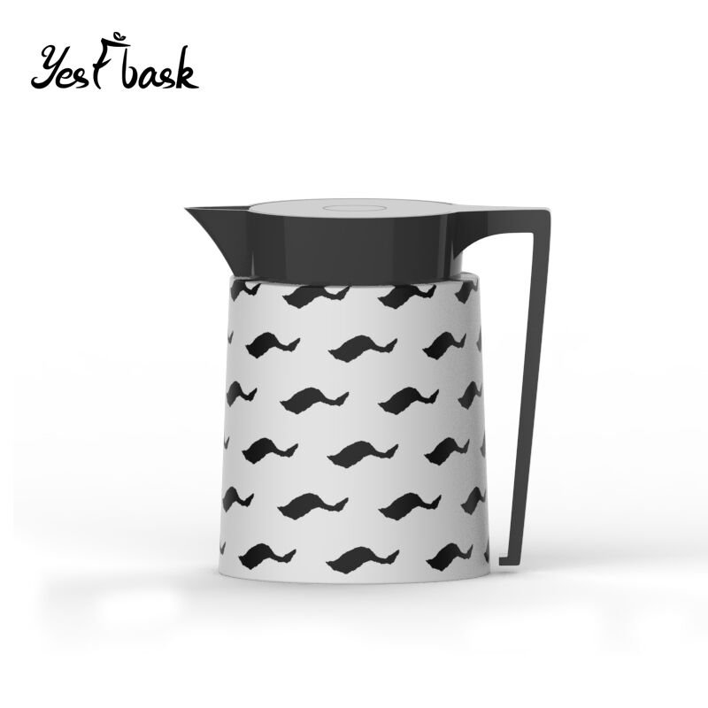 High Quality 1.0L New Design Vacuum Flask Glass Refill Coffee Jug High Quality with Customized Pattern