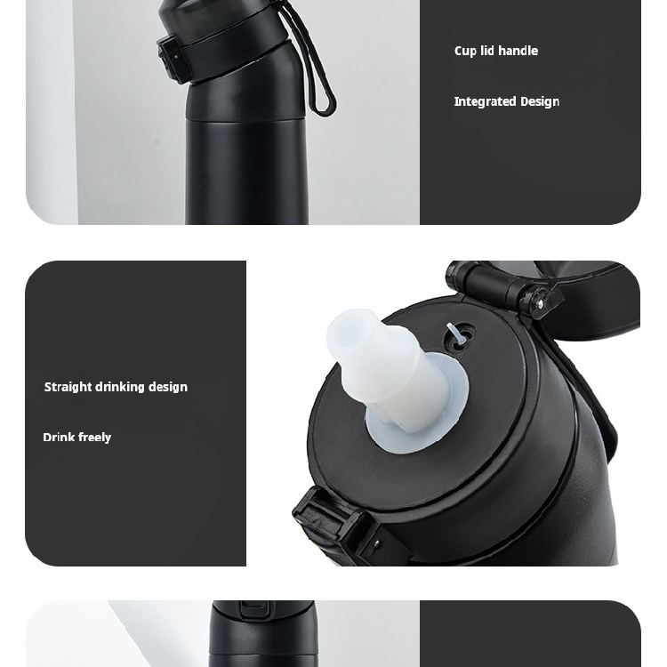 Portable Travel Mugs For Hot Drinks with double wall vacuum flask Fun Design and Perfume cup Iron Flask Sports Water Bottle