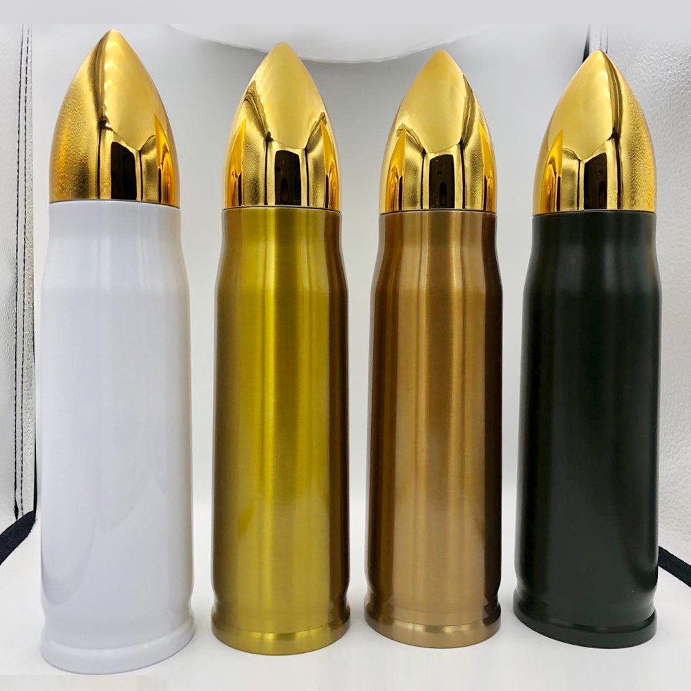 1000ml bullet shape tumbler rocket cup double wall stainless steel vacuum Insulated water bottle sublimation bullet tumbler
