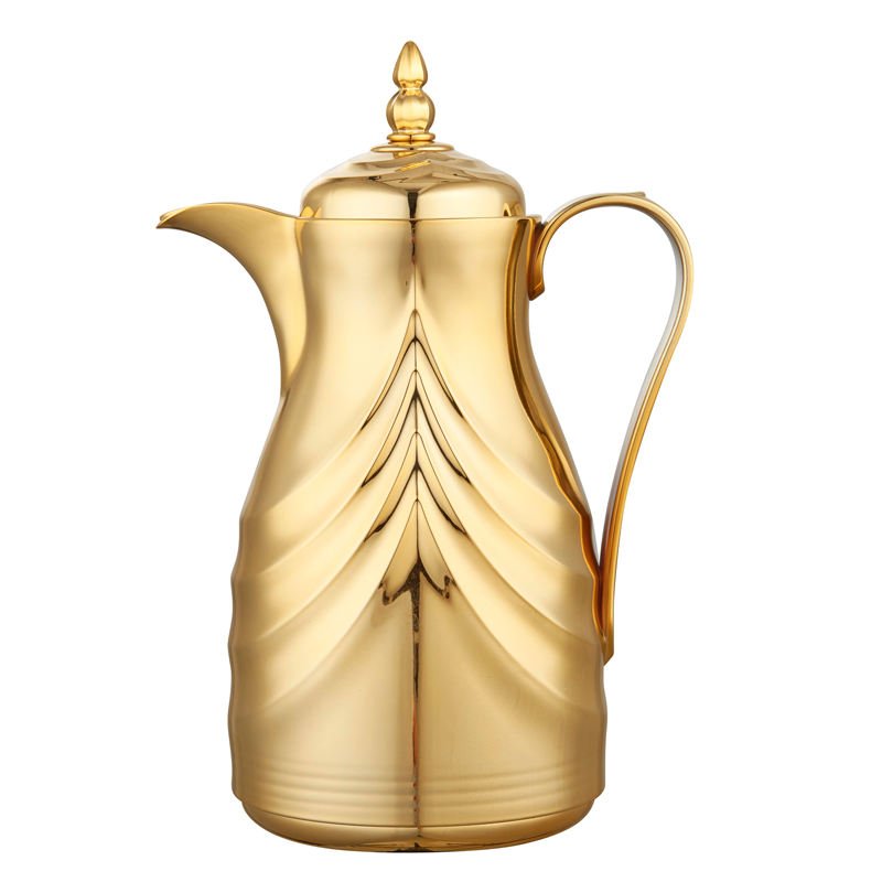 New Arrival Arabic 1L Small Mini Thermal Thermos Tea Dallah Vacuum Coffee Pot Coffee Kettle Turkish Water Jug Vacuum Flask