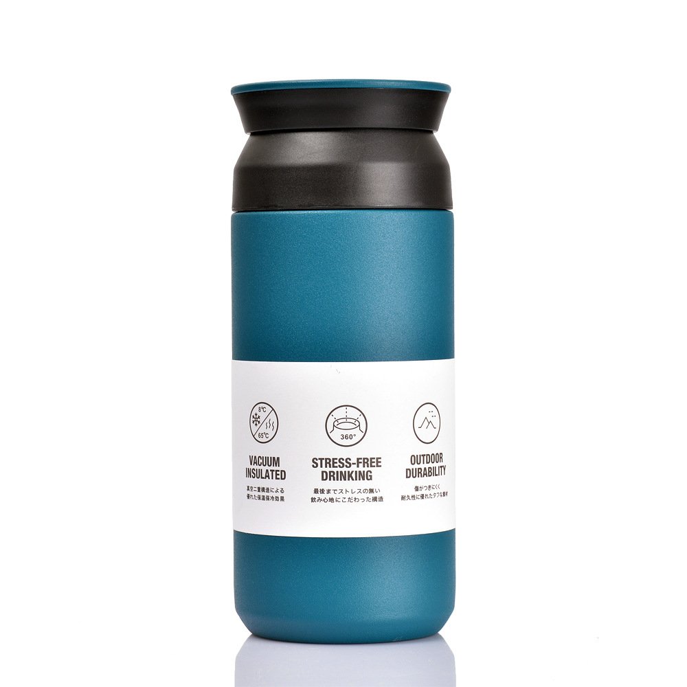 Double Wall Vacuum Flask Tea Water Bottle Thermos with Tea Strainer Insulated Stainless Steel Hot Sale 350ML/500ML Camping