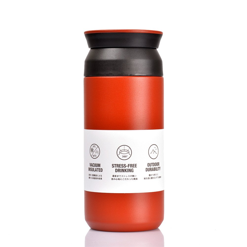 Double Wall Vacuum Flask Tea Water Bottle Thermos with Tea Strainer Insulated Stainless Steel Hot Sale 350ML/500ML Camping