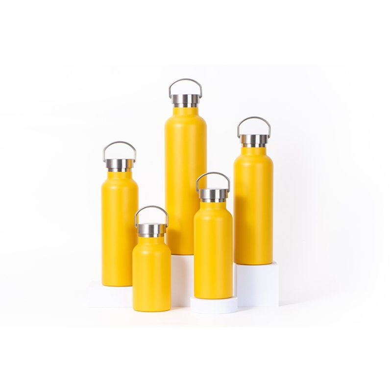 2024 Hot Sale Custom 350/500/600/750/1000ml Double Wall Stainless Steel Flasks Vacuum Thermos Water Bottle With Lid And Straw