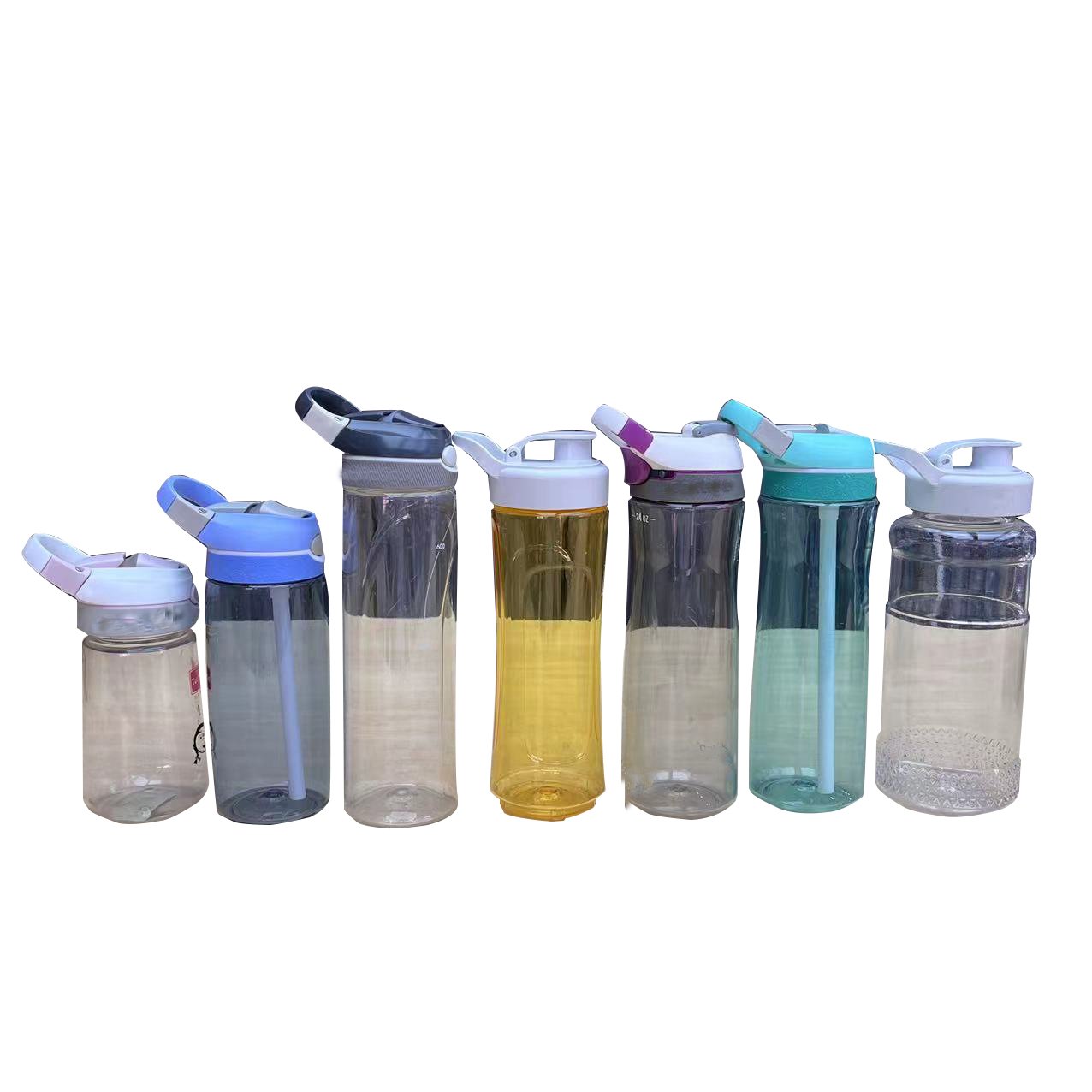 Top Seller 2022 Wholesale 450ml Portable Frosted Transparent Water Tumbler Sports Water Bottle With Custom Logo