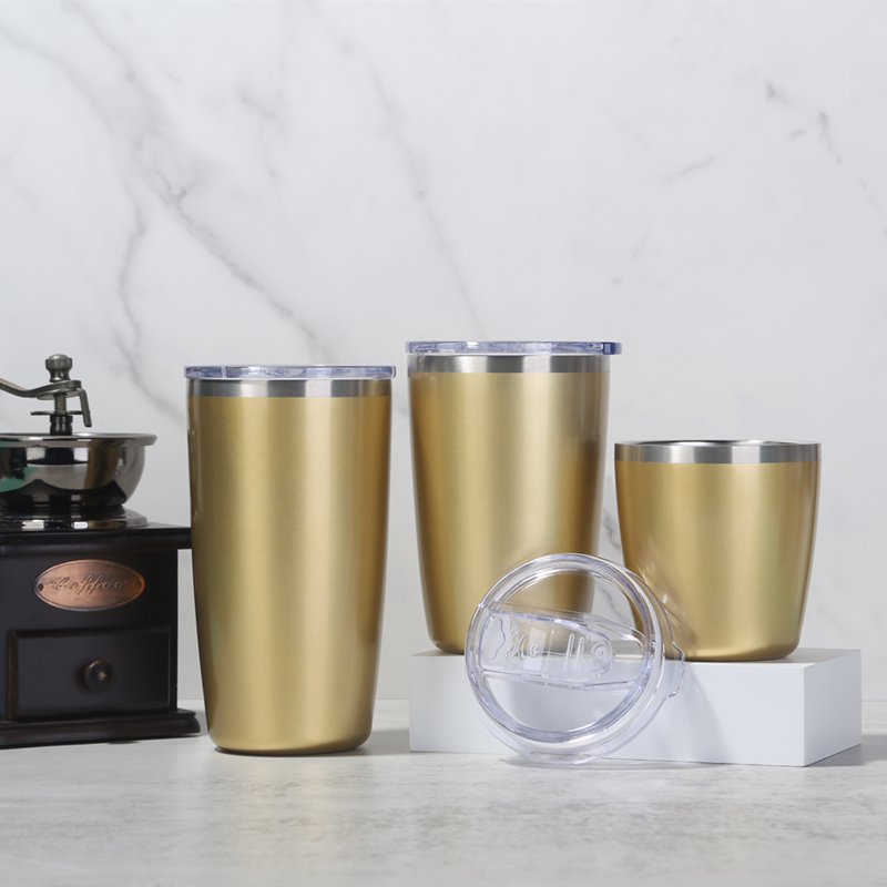Personalized Double Wall Coffee Wine Tumbler Mug 304 Stainless Steel Vacuum Water Bottle for Korea