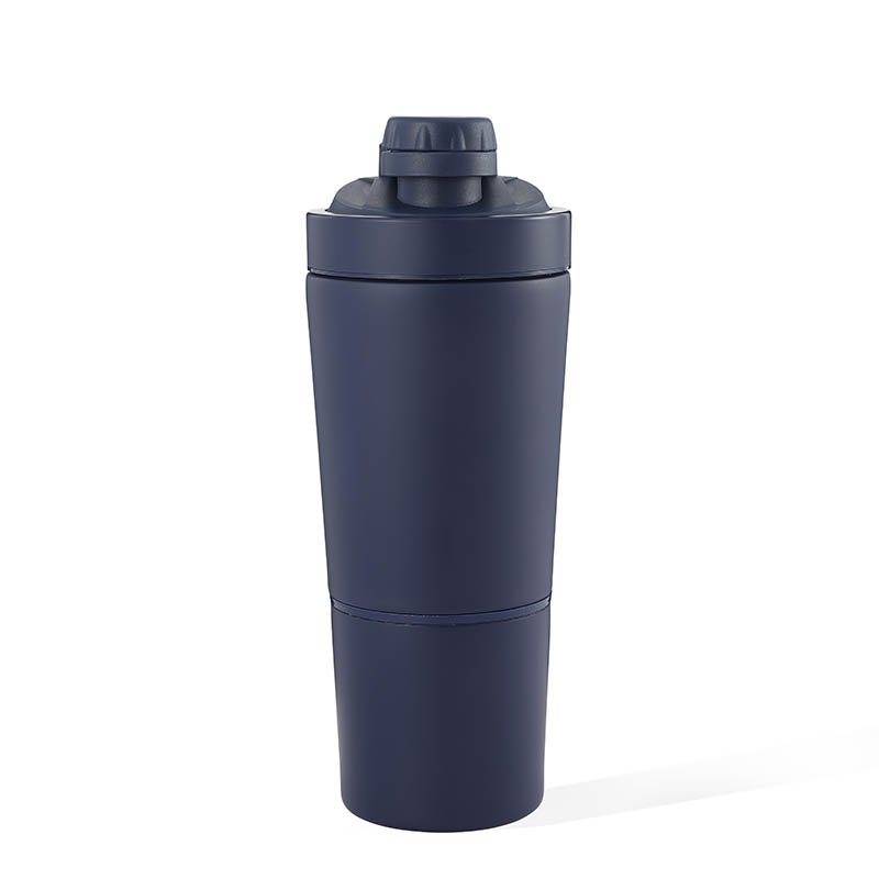 700ml Insulated Gym Vacuum Double Wall Stainless Steel Shaker Water Bottle