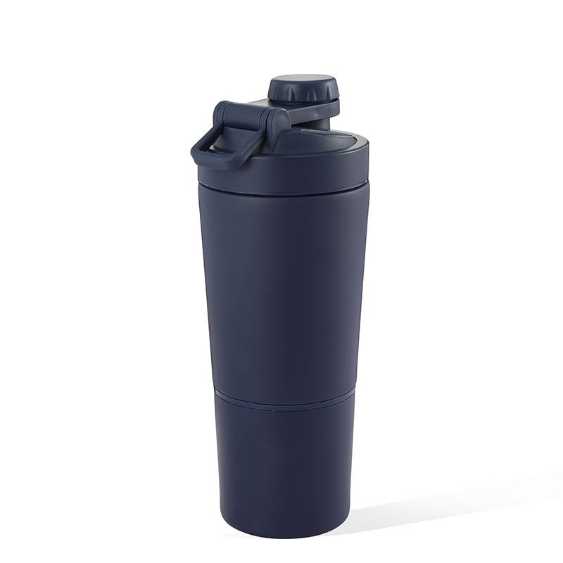 700ml Insulated Gym Vacuum Double Wall Stainless Steel Shaker Water Bottle