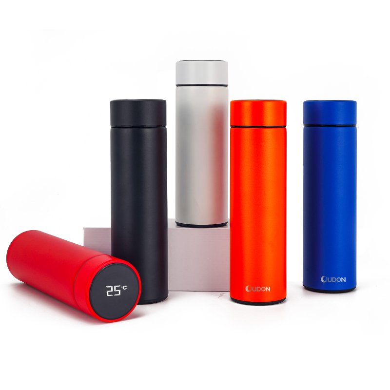 12oz 18oz 20oz Vacuum Insulated Coffee Tumblers Thermos Flask Stainless Steel Smart Water Bottle