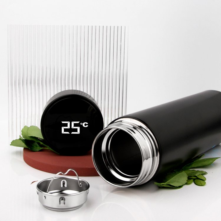 12oz 18oz 20oz Vacuum Insulated Coffee Tumblers Thermos Flask Stainless Steel Smart Water Bottle