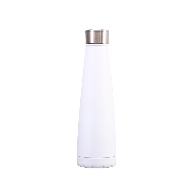2024 New Arrival 450ml Stainless Steel Tumbler Double Wall Vacuum Flask in Water Cola Shape Back to School Travel Flask