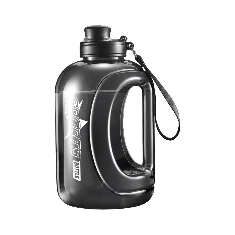 BPA Free Sports Water Bottle Leak-Proof Lightweight Gym/Camping Outdoors Bottle sport with Handle for Boiling Water Drinking