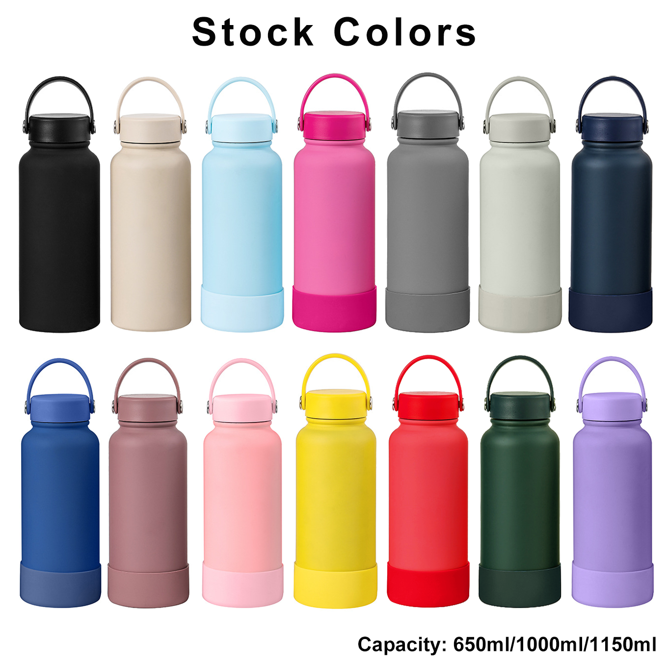 Custom Logo Stainless Steel Wide Mouth Insulated Sports Water Bottle Rubber Coated Vacuum Flask thermos for kids