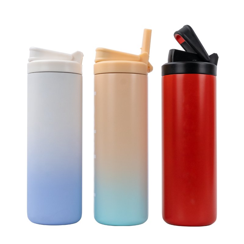 Eco-Friendly Double Wall Custom Logo Bottle Water Vacuum Insulated Drink Sport Stainless Steel Water Bottle