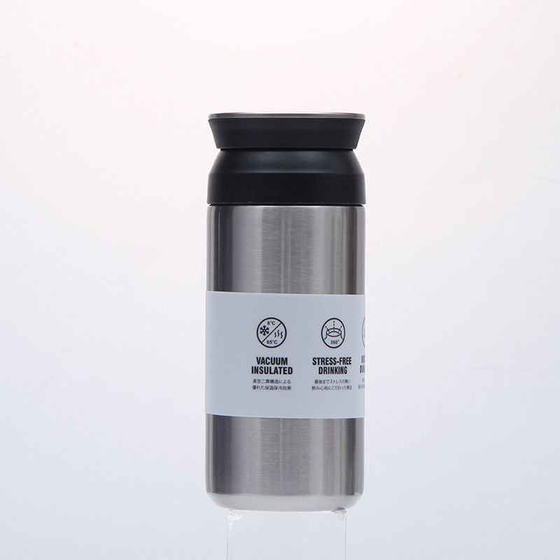 Hot Sale Japanese style thermos Sports coffee mug 350ml double wall stainless steel vacuum Water Bottle