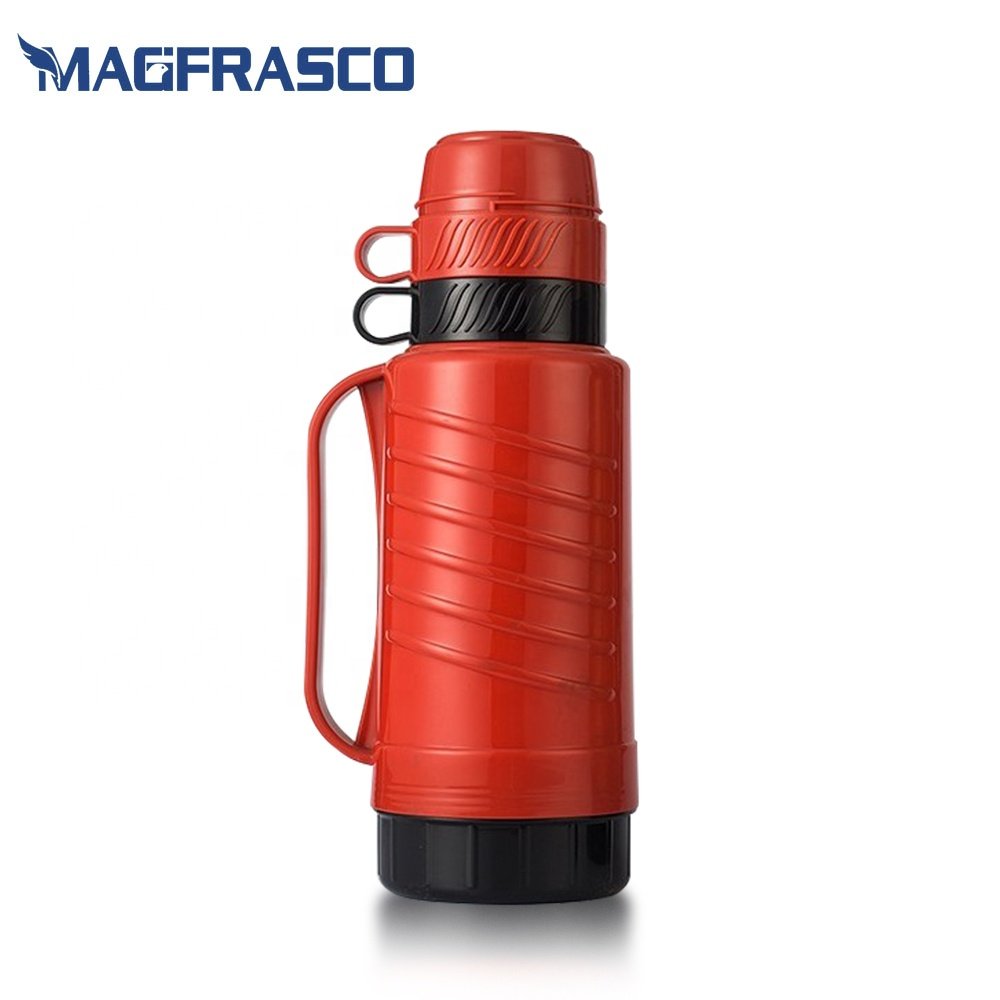 Factory 1.8L glass refill hot cold Insulated Water Coffee Tea Camping Thermos Plastic Vacuum Flask