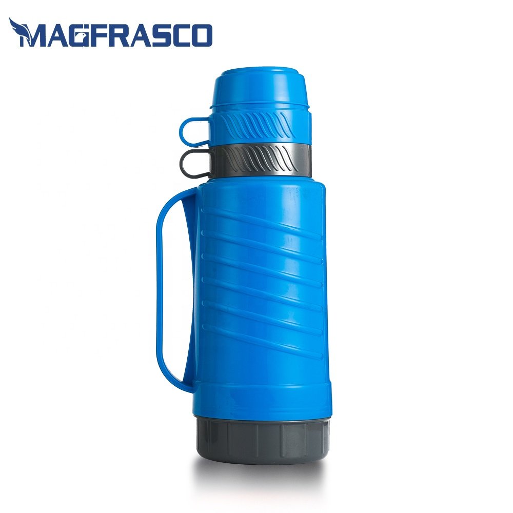 Factory 1.8L glass refill hot cold Insulated Water Coffee Tea Camping Thermos Plastic Vacuum Flask