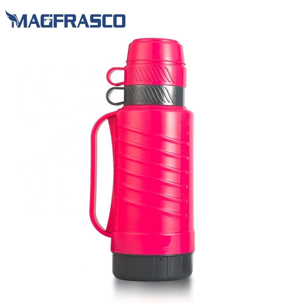 Factory 1.8L glass refill hot cold Insulated Water Coffee Tea Camping Thermos Plastic Vacuum Flask