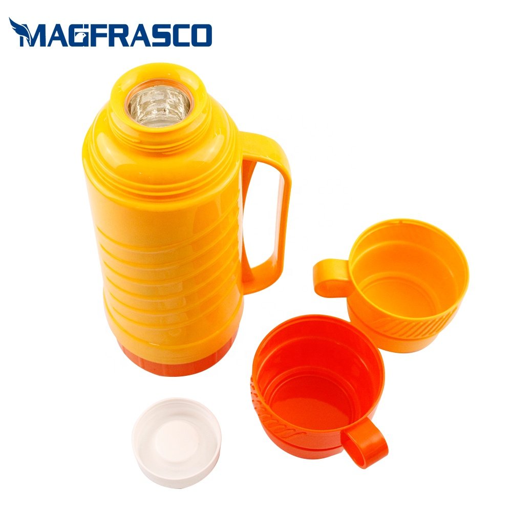 Factory 1.8L glass refill hot cold Insulated Water Coffee Tea Camping Thermos Plastic Vacuum Flask