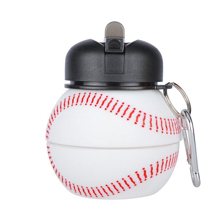 New Design Motivational Fold Round Water Bottle With Logo Sports Valve