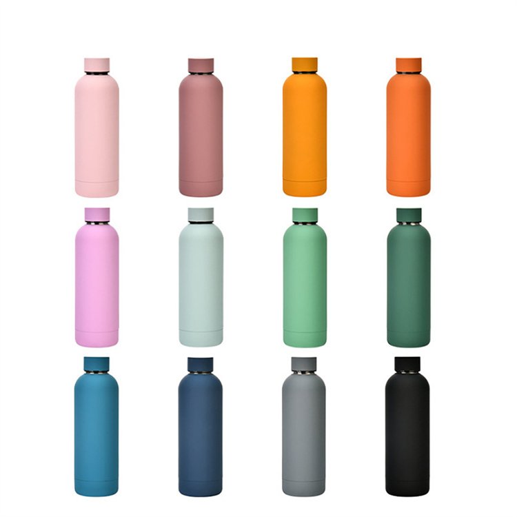 350/500/750ml Keep Hot and Cold Double Wall Stainless Steel Water Bottle Thermos Bottle Insulated Vacuum Flask for Sport