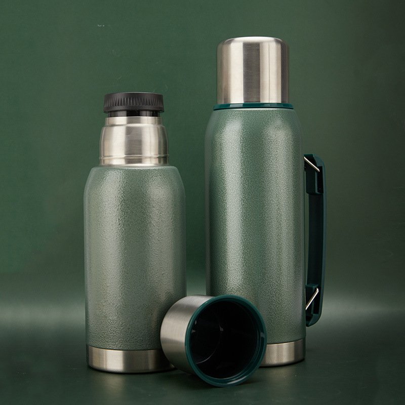 Large Capacity Custom Logo Standard Mouth Double Wall 750ml/ 1000ml/1300ml Water Bottle Thermos Vacuum Flasks Camping Tumbler