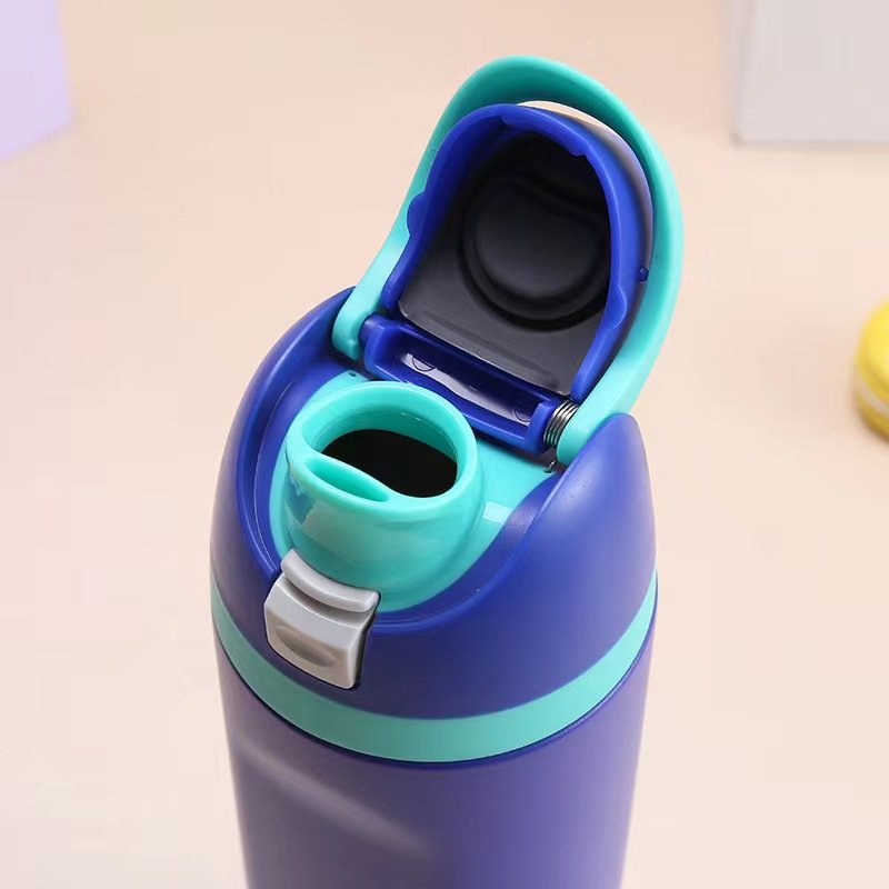 2024 Owale BPA Free Double Wall Stainless Steel Thermos Flask Vacuum Insulated Cold Drink Cup with Handle Spout Sip Lid 19oz24oz
