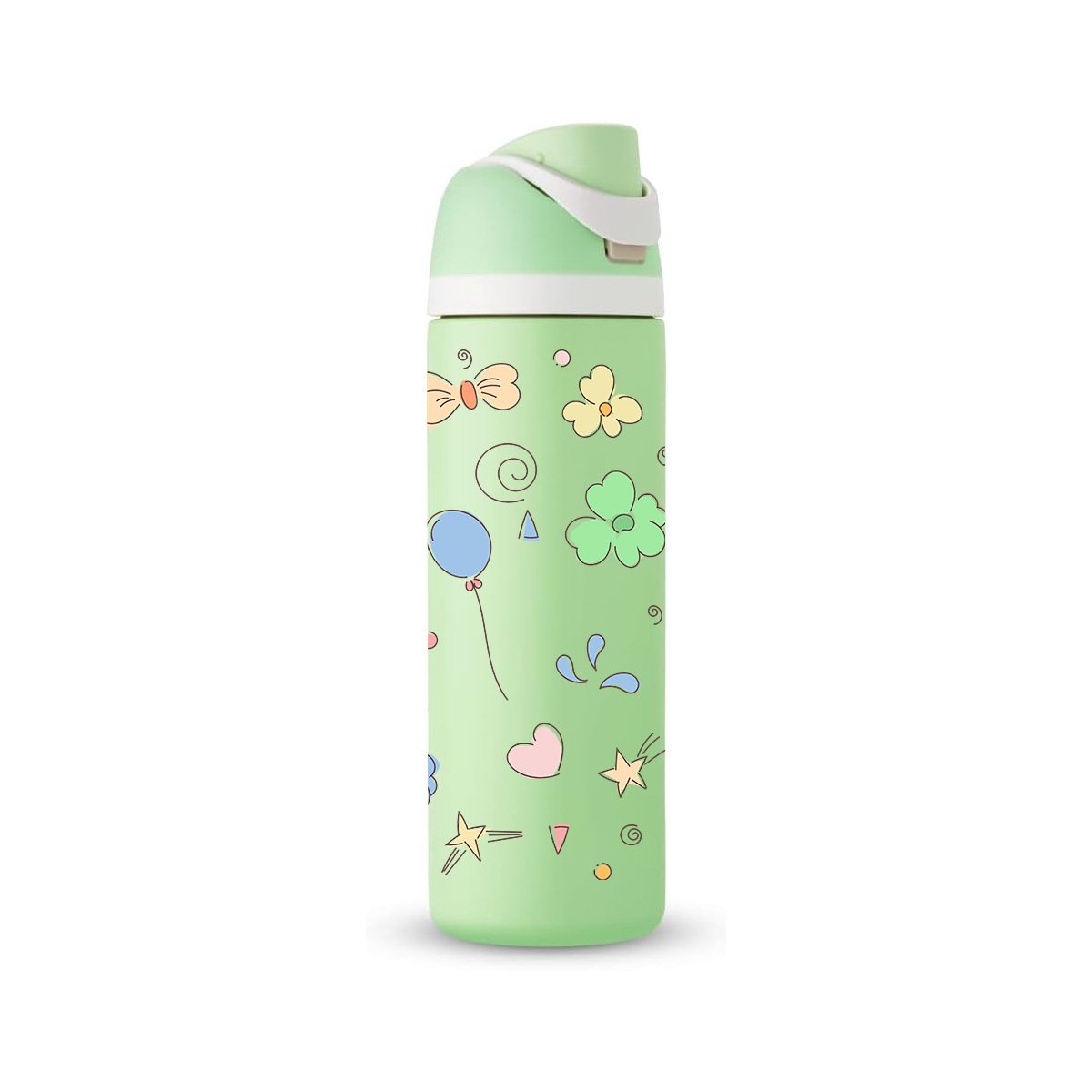 2024 Owale BPA Free Double Wall Stainless Steel Thermos Flask Vacuum Insulated Cold Drink Cup with Handle Spout Sip Lid 19oz24oz