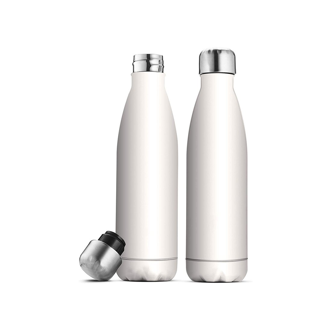 BPA Free Eco Friendly ss 304 Custom Logo Wide Mouth Motivational Sport Double Wall Insulated Metal Stainless Steel Water Bottles