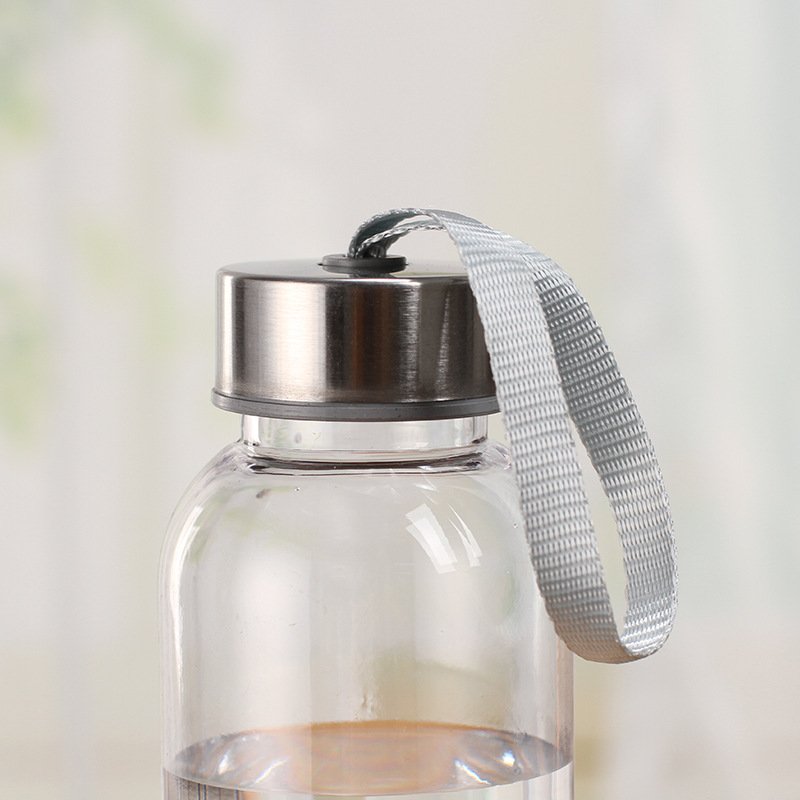 Plastic Casual Camp Water Bottle Water Jug Straight 300/400/500ml Clear Tumbler Student Drinking Bottles